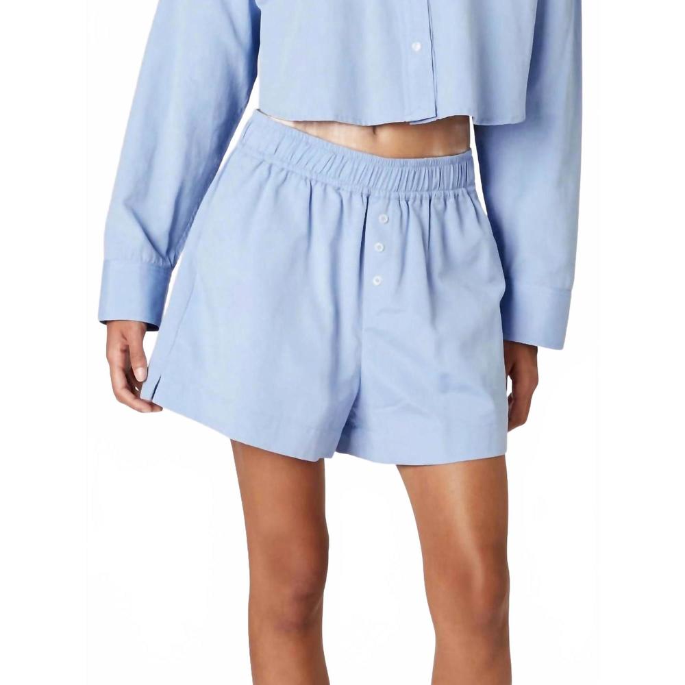 NEW NIA juniper short in periwinkle